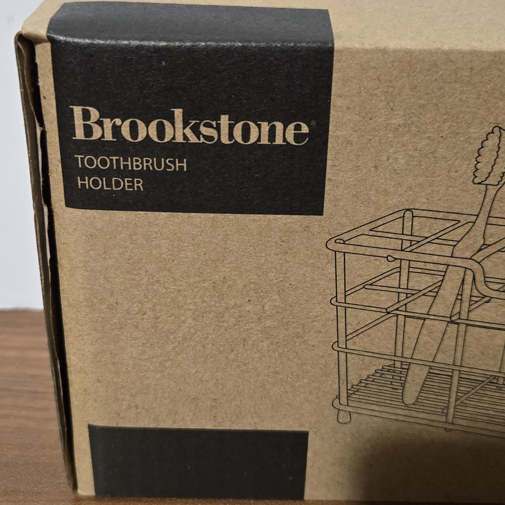 Brookstone Wire Frame Toothbrush Organizer - Picture 4 of 8
